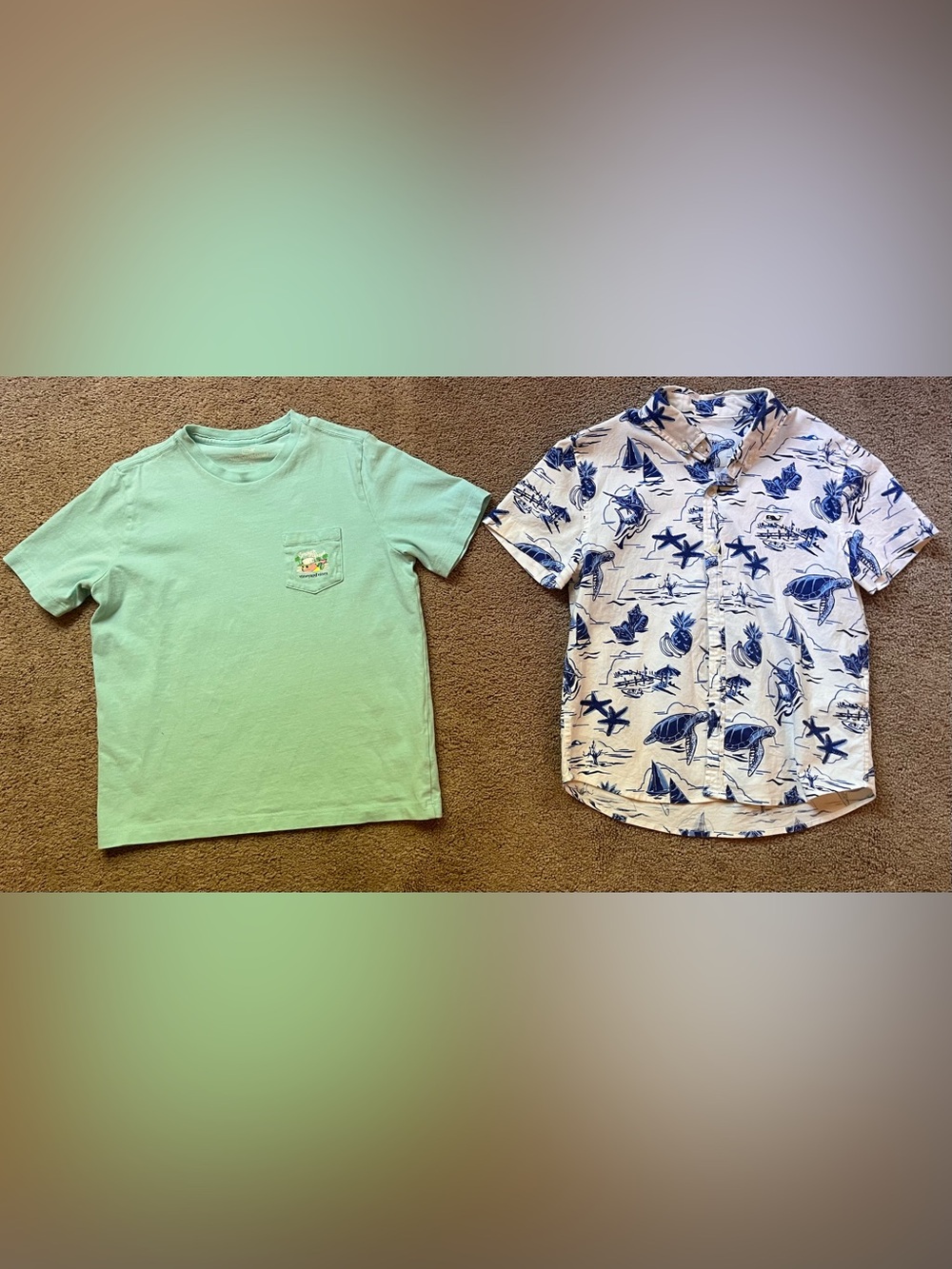 Vineyard Vines summer shirts (size 7) - 2 items